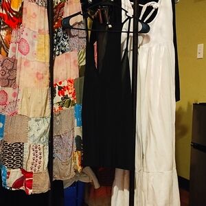 FREE PEOPLE black slinky 'V' neck tank top